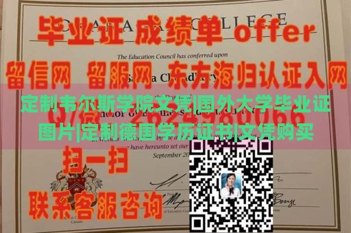 定制韋爾斯學(xué)院文憑|國外大學(xué)畢業(yè)證圖片|定制德國學(xué)歷證書|文憑購買