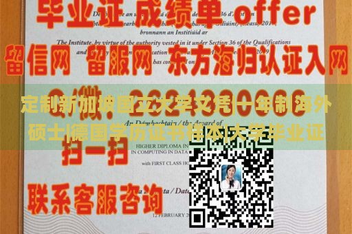 定制新加坡國立大學文憑|一年制海外碩士|德國學歷證書樣本|大學畢業(yè)證